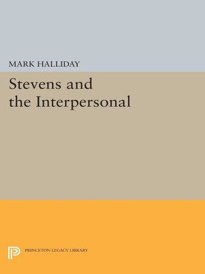 cover image of Stevens and the Interpersonal